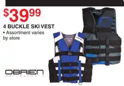 Dunham's Sports 4 BUCKLE SKI VEST offer