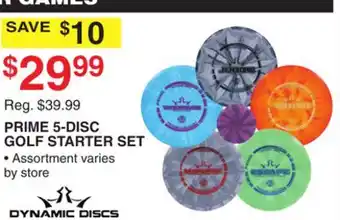 Dunham's Sports PRIME 5-DISC GOLF STARTER SET offer