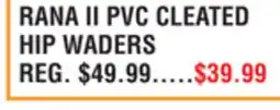 Dunham's Sports RANA II PVC CLEATED HIP WADERS offer