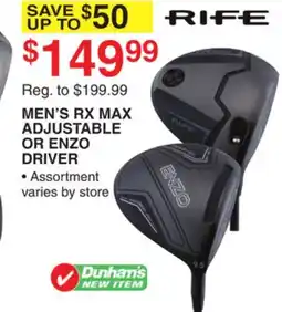 Dunham's Sports MEN'S RX MAX ADJUSTABLE OR ENZO DRIVER offer