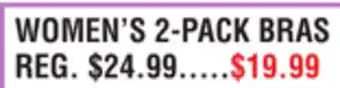 Dunham's Sports WOMEN'S 2-PACK BRAS offer