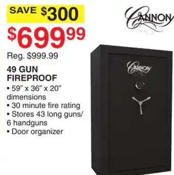 Dunham's Sports GUN FIREPROOF offer