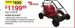 Dunham's Sports VK200 GO-KART offer