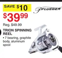 Dunham's Sports TRION SPINNING REEL offer