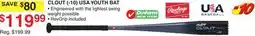 Dunham's Sports CLOUT (-10) USA YOUTH BAT offer