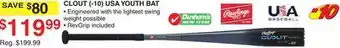 Dunham's Sports CLOUT (-10) USA YOUTH BAT offer