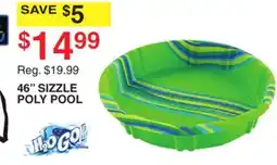 Dunham's Sports 46 SIZZLE POLY POOL offer