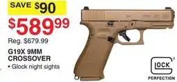 Dunham's Sports G19X 9MM CROSSOVER offer