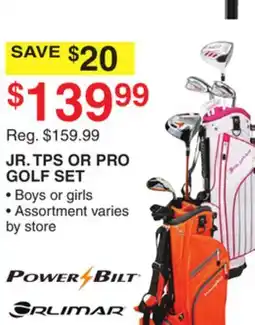 Dunham's Sports JR. TPS OR PRO GOLF SET offer