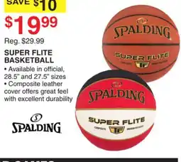 Dunham's Sports SPALDING SUPER FLITE BASKETBALL offer
