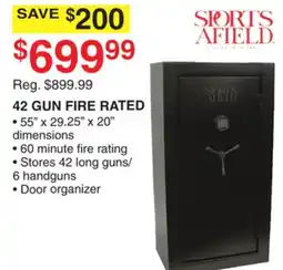 Dunham's Sports 42 GUN FIRE RATED offer