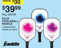 Dunham's Sports PILOT PICKLEBALL PADDLE offer