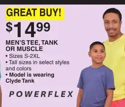 Dunham's Sports MEN'S TEE, TANK OR MUSCLE offer