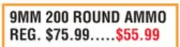 Dunham's Sports 9MM 200 ROUND AMMO offer