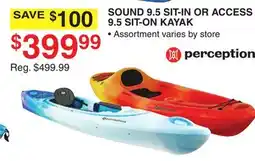Dunham's Sports SOUND 9.5 SIT-IN OR ACCESS 9.5 SIT-ON KAYAK offer