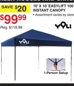 Dunham's Sports 10' X 10' EASYLIFT 100 INSTANT CANOPY offer
