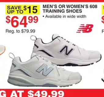 Dunham's Sports MEN'S OR WOMEN'S 608 TRAINING SHOES offer