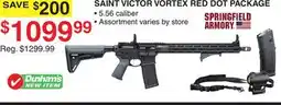 Dunham's Sports SAINT VICTOR VORTEX RED DOT PACKAGE offer