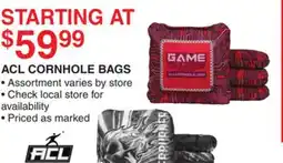 Dunham's Sports ACL CORNHOLE BAGS offer