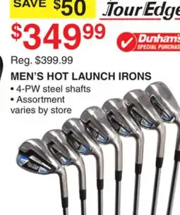 Dunham's Sports TOUR EDGE MEN'S HOT LAUNCH IRONS offer