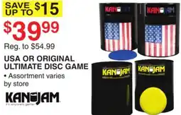 Dunham's Sports USA OR ORIGINAL ULTIMATE DISC GAME offer