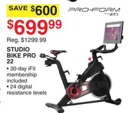 Dunham's Sports STUDIO BIKE PRO 22 offer