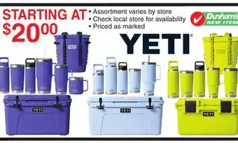 Dunham's Sports YETI offer