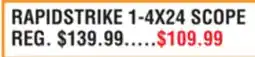Dunham's Sports RAPIDSTRIKE 1-4X24 SCOPE offer