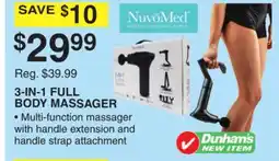 Dunham's Sports 3-IN-1 FULL BODY MASSAGER offer