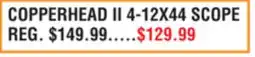 Dunham's Sports COPPERHEAD II 4-12X44 SCOPE offer