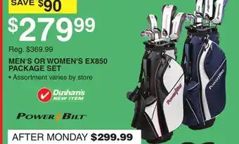 Dunham's Sports MEN'S OR WOMEN'S EX850 PACKAGE SET offer