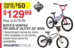 Dunham's Sports BOYS'S VORTAX OR GIRLS' GLITZY 20 BIKE offer