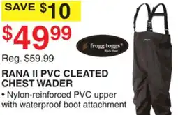 Dunham's Sports RANA II PVC CLEATED CHEST WADER offer