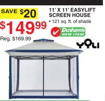 Dunham's Sports 11' X 11' EASYLIFT SCREEN HOUSE offer