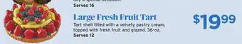 ShopRite Large Fresh Fruit Tart offer