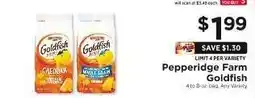 ShopRite Pepperidge Farm Goldfish offer