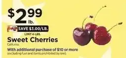 ShopRite Sweet Cherries offer