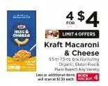 ShopRite Kraft Macaroni & Cheese offer