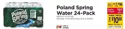 ShopRite Poland Spring Water 24-Pack offer