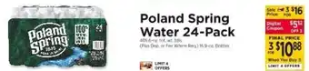 ShopRite Poland Spring Water 24-Pack offer
