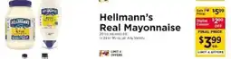 ShopRite Hellmann's Real Mayonnaise offer