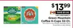 ShopRite Green Mountain Coffee K-Cups 32-Ct offer