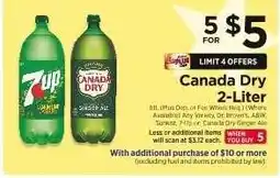 ShopRite Canada Dry 2-Liter offer