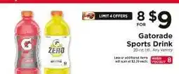 ShopRite Gatorade Sports Drink offer
