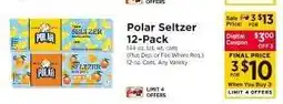 ShopRite Polar Seltzer 12-Pack offer