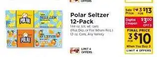 ShopRite Polar Seltzer 12-Pack offer