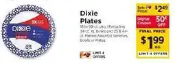 ShopRite Dixie Plates offer