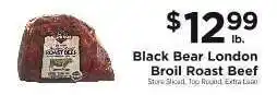 ShopRite Black Bear London Broil Roast Beef offer