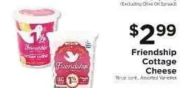 ShopRite Friendship Cottage Cheese offer