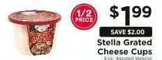ShopRite Stella Grated Cheese Cups offer